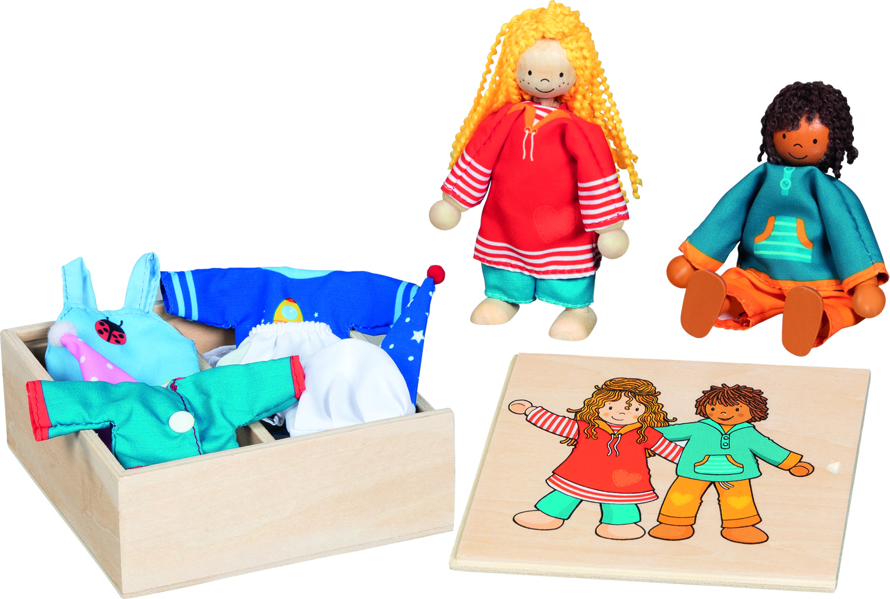 Öltöztetős gyerekek